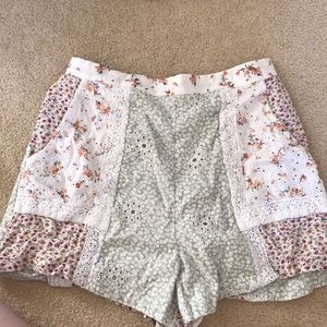Quilt Patterned Shorts